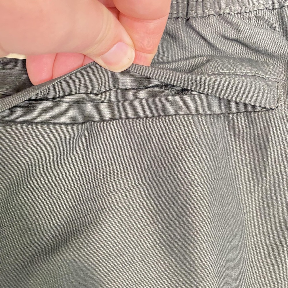 Lake & Trail Cargo Pants Mens 43x30 Green Elastic Waist Tear Resistant Workwear - Picture 7 of 16